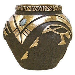 Tissqua Bronze Urn